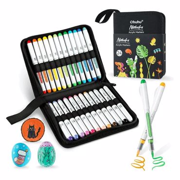 OHUHU ΜΑΡΚΑΔΟΡΟΙ ΑΚΡΥΛΙΚΟΙ NAKUKU ΣΕΤ 24τμχ