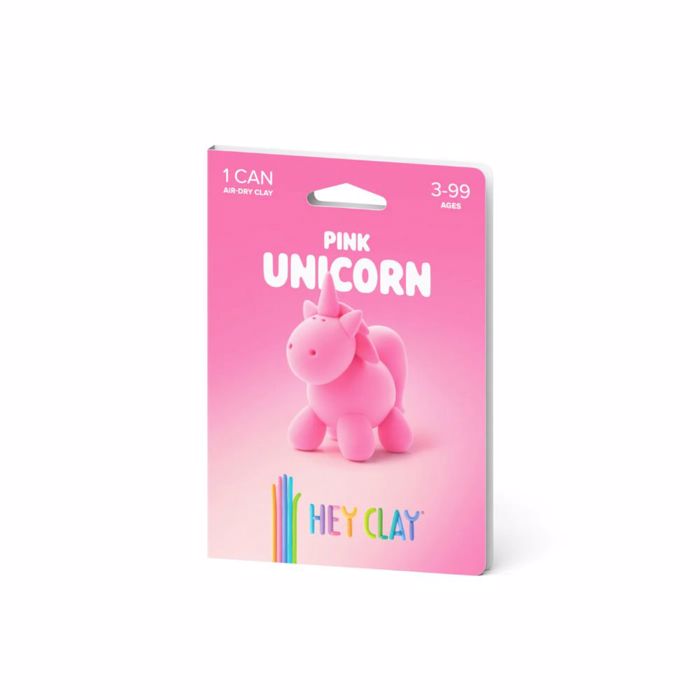 HEY CLAY PINK UNICORN
