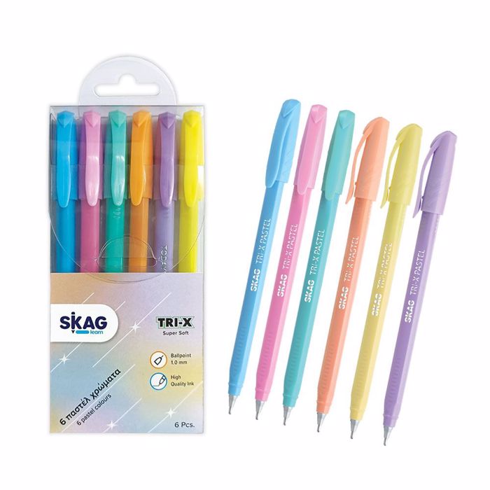 SKAG STuLO DIARKEIAS TRI-X 1.0mm PASTEL 6xr.