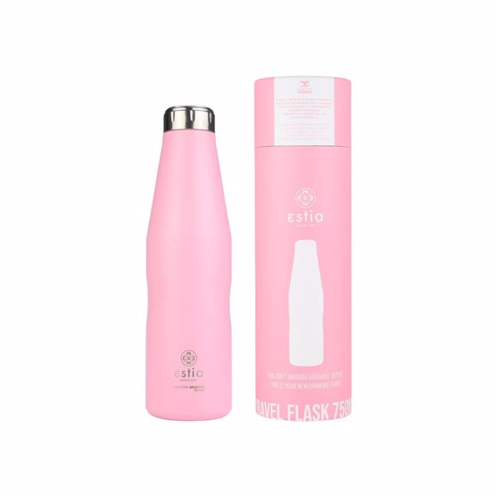 ESTIA ThERMOS TRAVEL FLASK SAVE THE AEGEAN 750ml BLOSSOM ROSE