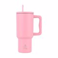 ESTIA ThERMOS STRAW TUMBLER XL SAVE THE AEGEAN 900ml BLOSSOM ROSE