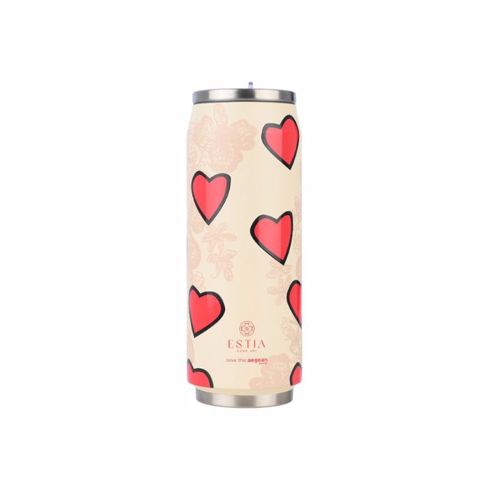 ESTIA ThERMOS TRAVEL CUP SAVE THE AEGEAN 500ml TENDER LACE