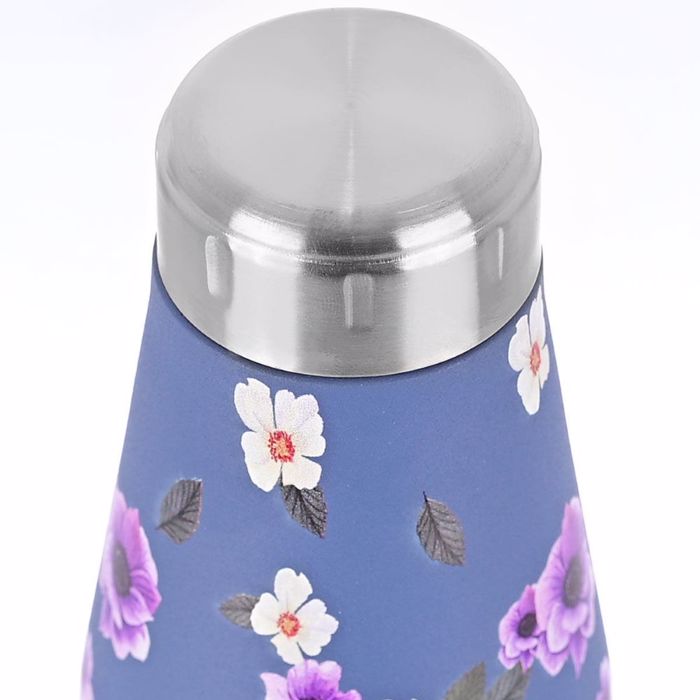 ESTIA ThERMOS TRAVEL FLASK SAVE THE AEGEAN 500ml GARDEN BLUE
