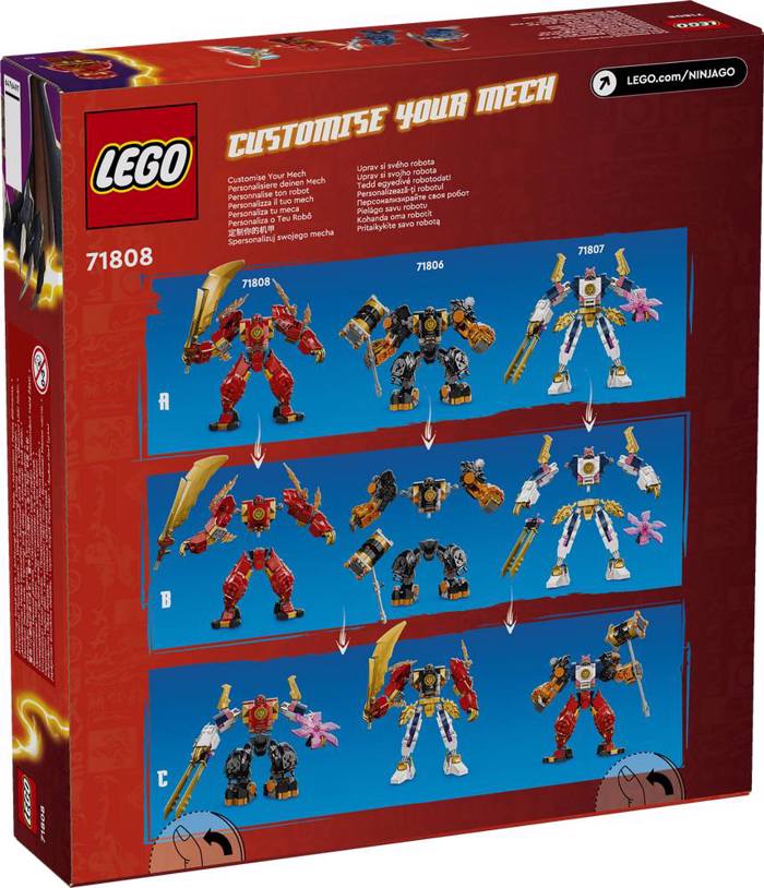 LEGO 71808 KAI'S ELEMENTAL FIRE MECH
