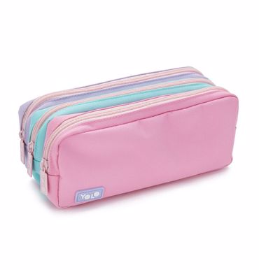 YOLO ΤΡΙΠΛΗ ΚΑΣΕΤΙΝΑ ΡΟΖ-ΛΙΛΑ-ΣΙΕΛ