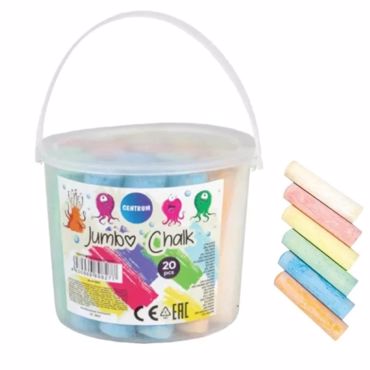 ΚΙΜΩΛΙΕΣ ΧΡΩΜΑΤΙΣΤΕΣ JUMBO ΣΕΤ ΣΕ ΚΟΥΤΙ 20τμχ