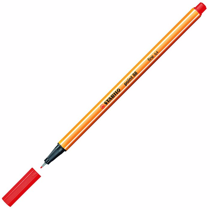 MARKADOROS GAFIS STABILO POINT 88/48 ANOIXTO KOKKINO