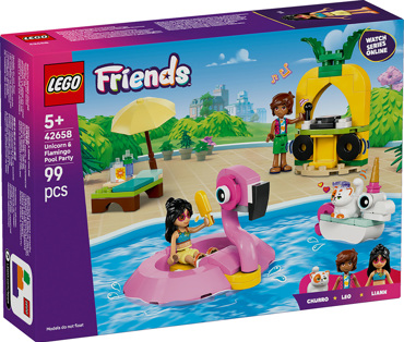 LEGO UNICORN & FLAMINGO POOL PARTY 99pcs
