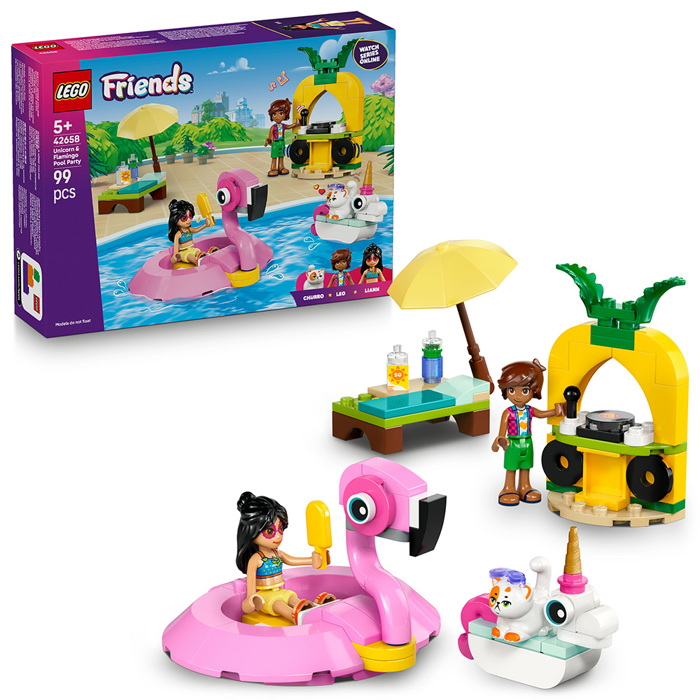 LEGO UNICORN & FLAMINGO POOL PARTY 99pcs