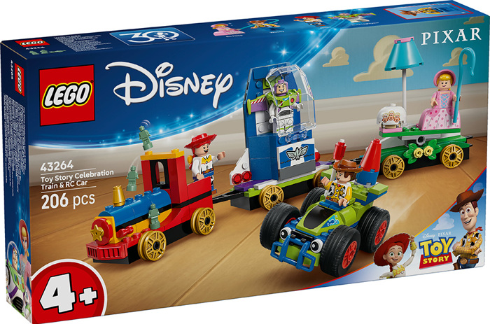LEGO TOY STORY CELEBRATION TRAIN & RC CAR 206pcs
