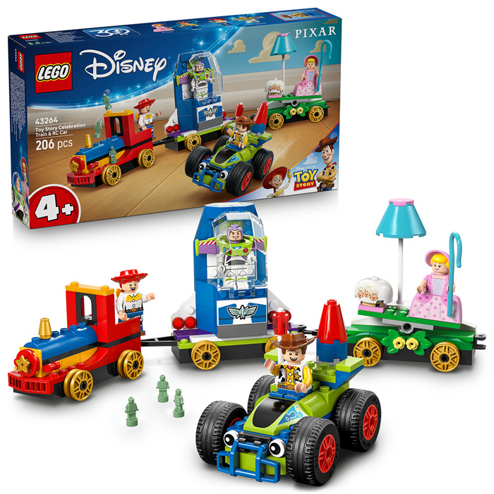 LEGO TOY STORY CELEBRATION TRAIN & RC CAR 206pcs