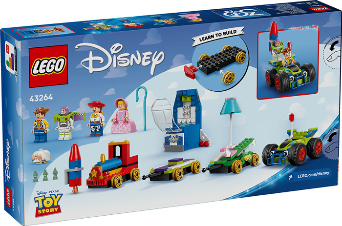 LEGO TOY STORY CELEBRATION TRAIN & RC CAR 206pcs
