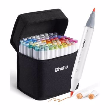 OHUHU ΜΑΡΚΑΔΟΡΟΙ ΑΛΚΟΟΛΗΣ BRUSH & FINE ΣΕΤ 72τμχ