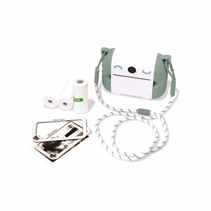 KIDYWOLF FOTOGAFIKI MIXANI ME ThERMIKI EKTuPOSI- PRASINI INSTANT CAMERA