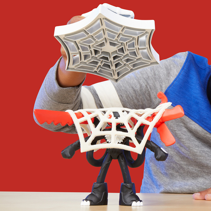 PLAY DOH KATASKEuES ME PLASTELINI- MARVEL SPIDERMAN PLAYSET