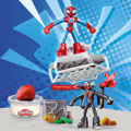 PLAY DOH KATASKEuES ME PLASTELINI- MARVEL SPIDERMAN PLAYSET