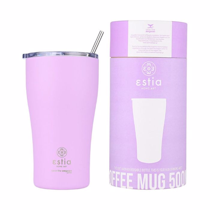ThERMOS COFFEE MUG  500ml LAVENDER PURPLE