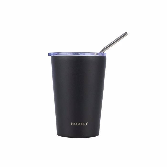ThERMOS COFFEE MUG HOMELY 400ml MIDNIGHT BLACK