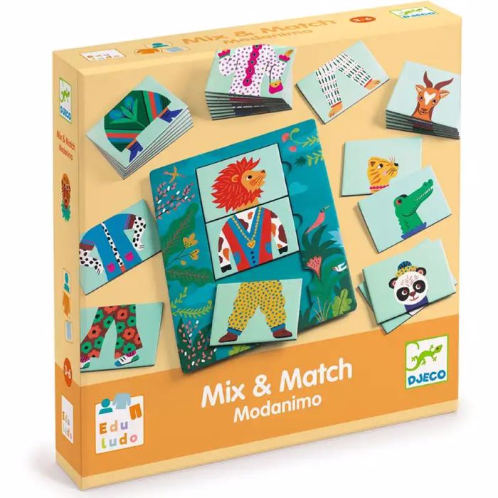 DJECO PUZZLE MIX & MATCH MODANIMO