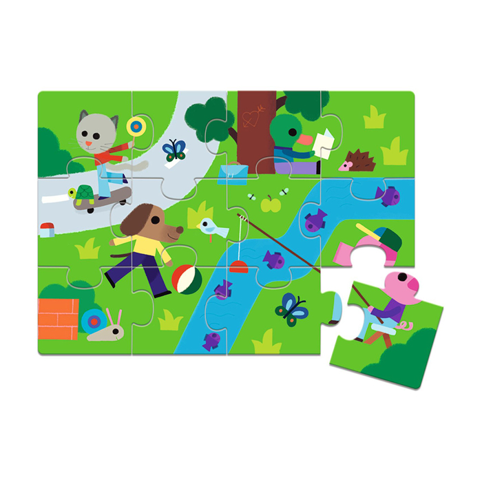 DJECO 5 GAMES BOX (MEMO-DOMINO-LOTO-PUZZLE-LUDO)