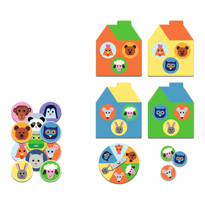 DJECO 5 GAMES BOX (MEMO-DOMINO-LOTO-PUZZLE-LUDO)