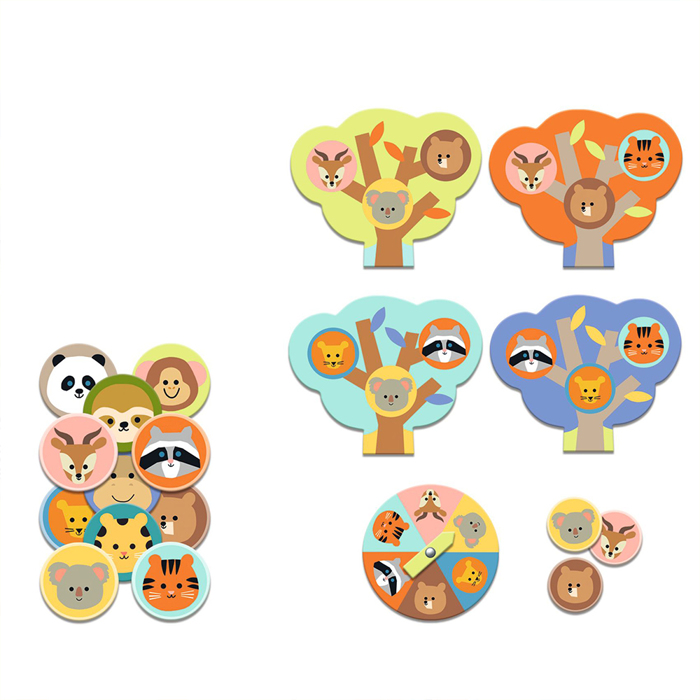 DJECO 5 GAMES BOX (MEMO-DOMINO-LOTO-PUZZLE-LUDO)