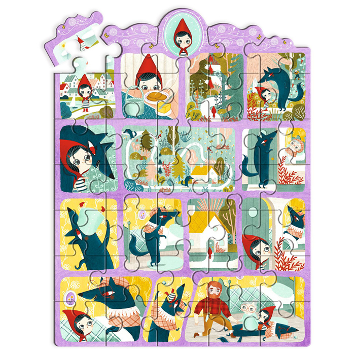 DJECO PUZZLE PARAMuThI KOKKINOSKOuFITSA 35tem