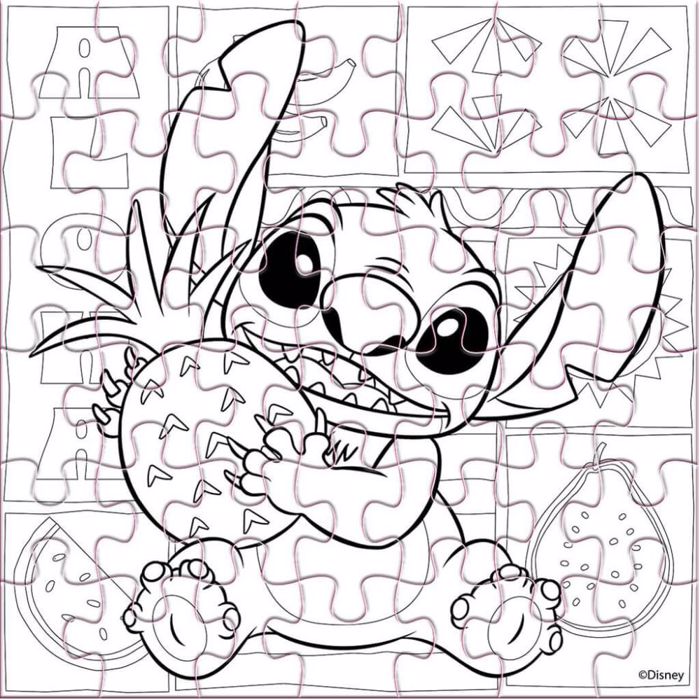 LUNA PUZZLE XROMATISMOu 42*42ek. STITCH 42tmx