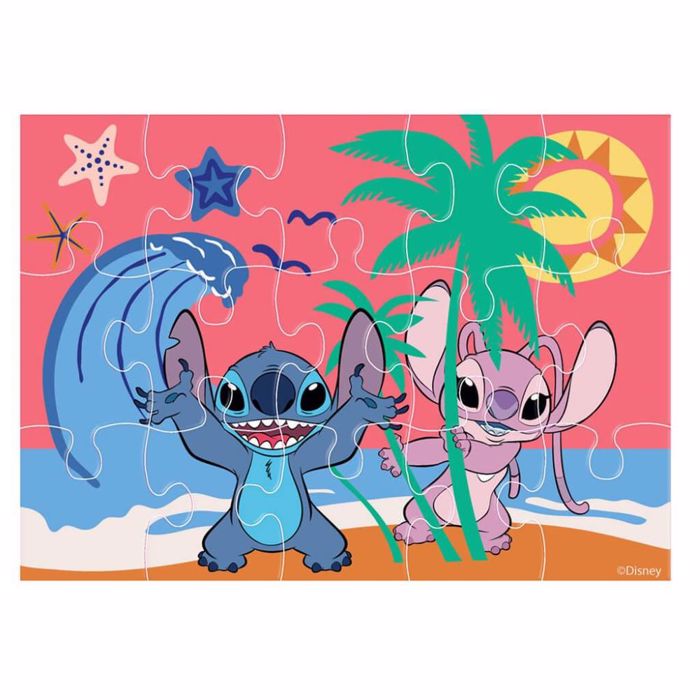 LUNA PUZZLE XROMATISMOu 4se1 28.5*20.5ek. STITCH (12-15-20-24tmx)