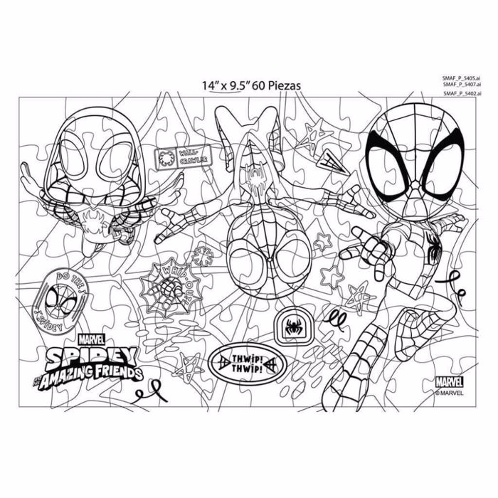 LUNA PUZZLE 24*35.5ek. SPIDEY 60tmx