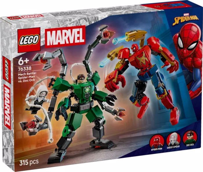 LEGO MECH BATTLE: SPIDERMAN VS DOG OCK 315pcs