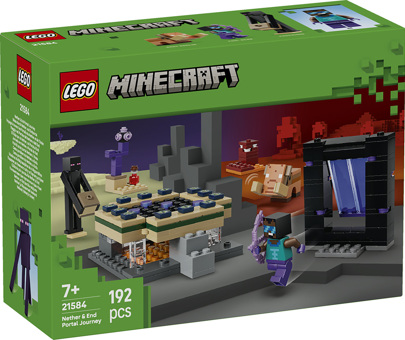 LEGO MINECRAFT NETHER & END PORTAL JOURNEY 192pcs