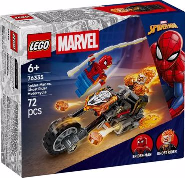 LEGO SPIDERMAN VS GHOST RIDER MOTORCYCLE 72pcs