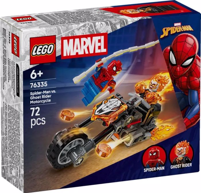 LEGO SPIDERMAN VS GHOST RIDER MOTORCYCLE 72pcs