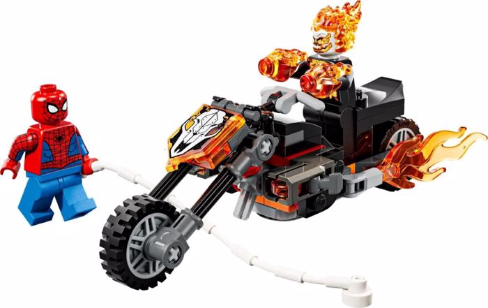 LEGO SPIDERMAN VS GHOST RIDER MOTORCYCLE 72pcs