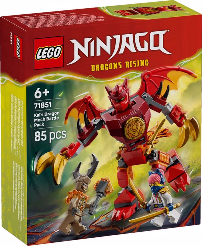 LEGO KAI'S DRAGON MECH BATTLE PACK 85pcs