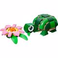 LEGO TURTLE WITH A WATER LILY FLOWER 124pcs