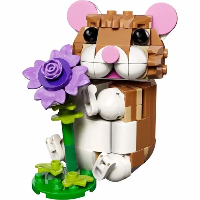 LEGO CUTE HAMSTER WITH A FLOWER 166pcs
