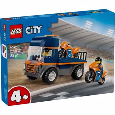 LEGO CITY MOTORCYCLE TRANSPORTER 88pcs
