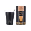 ESTIA ThERMOS COFFEE MUG SAVE THE AEGEAN 350ml MIDNIGHT BLACK