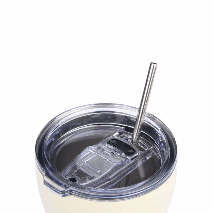 ESTIA ThERMOS COFFEE MUG SAVE THE AEGEAN 350ml LILY WHITE