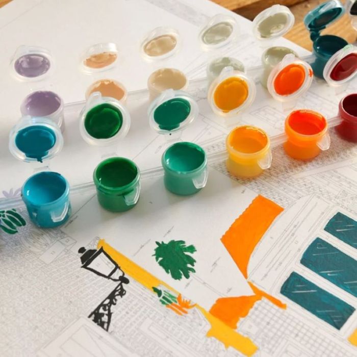 PETIT PINCEAU SET ZOGAFIKIS ME ARIThMOuS-LISBON TRAM