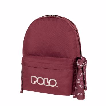 POLO ΣΑΚΙΔΙΟ ORIGINAL DOUBLE SCARF ΜΠΟΡΝΤΩ