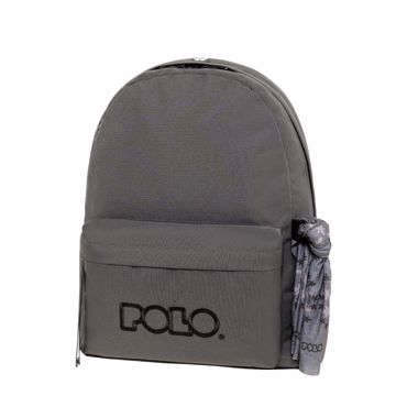 POLO ΣΑΚΙΔΙΟ ORIGINAL SCARF TITANIUM-BLACK