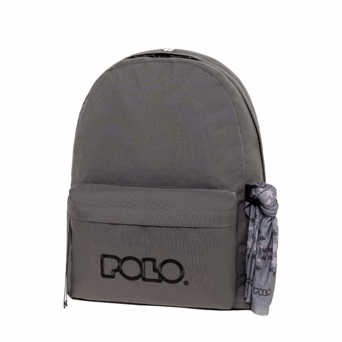 POLO SAKIDIO ORIGINAL SCARF TITANIUM-BLACK