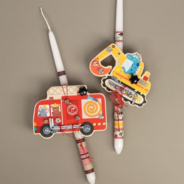 ΛΑΜΠΑΔΑ ΜΕ ΞΥΛΙΝΑ ΟΧΗΜΑΤΑΚΙΑ