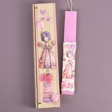 ΛΑΜΠΑΔΑ ΠΛΑΚΕ ΖΩΓΡΑΦΙΣΤΗ ΑΝΤΟΥΑΝΕΤΑ ΜΕ ΞΥΛΙΝΗ ΘΗΚΗ