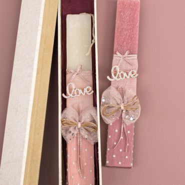 ΛΑΜΠΑΔΑ ΠΛΑΚΕ ΜΕ ΚΑΡΦΙΤΣΑ LOVE