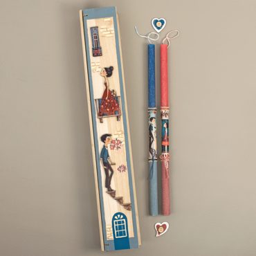 ΛΑΜΠΑΔΕΣ ΣΕΤ ΖΩΓΡΑΦΙΣΤΕΣ ΖΕΥΓΑΡΙ ΣΕ ΞΥΛΙΝΗ ΘΗΚΗ