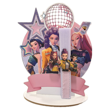 WOODENSTYLE ΛΑΜΠΑΔΑ ΠΛΑΚΕ ΜΕ ΔΙΑΚΟΣΜΗΤΙΚΟ ΣΕ ΞΥΛΙΝΗ ΒΑΣΗ- HUNTRIX DISCO